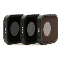 Camera Butter GoPro Hero 9,10,11,11 Mini, Hero Bones ND Filters - Premium Gorilla - Multi Pack ND4, ND8, ND16