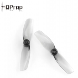 HQ Micro Whoop Prop 40MMX2 Grey (2CW+2CCW)-Poly Carbonate-1.5MM Shaft